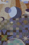 Detail of tiles on the northwest panel